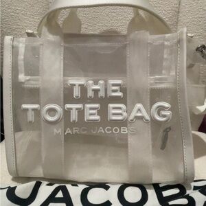 Marc Jacobs White Transparent Tote